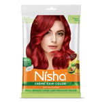 Thumbnail for Nisha Creme Hair Color for Women - Flame Red - Distacart