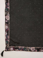 Thumbnail for The52 Women's Beautiful Embroidery Work Chinon silk Fabric Straight Kurta Pant and Dupatta Set - Distacart