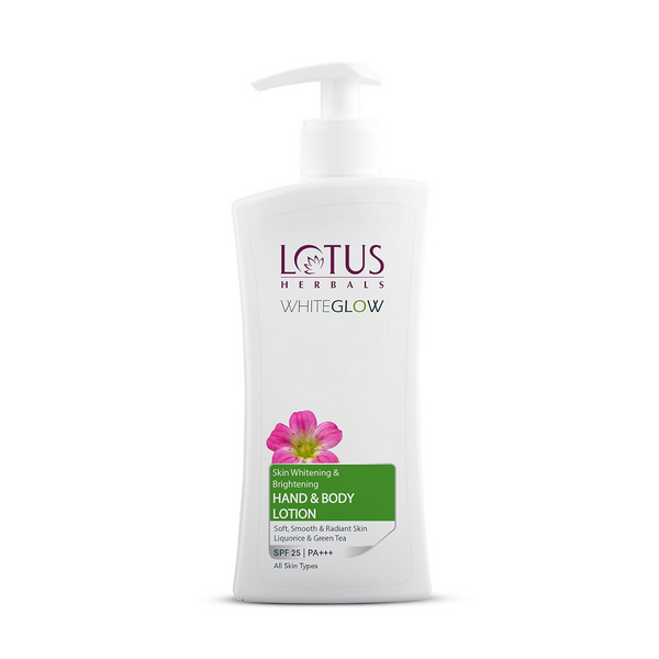 Lotus Herbals Whiteglow Skin Brightening Hand & Body Lotion