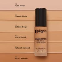 Thumbnail for Pilgrim Dream Matte Serum Foundation For Medium Skin Tone Natural Almond - Distacart