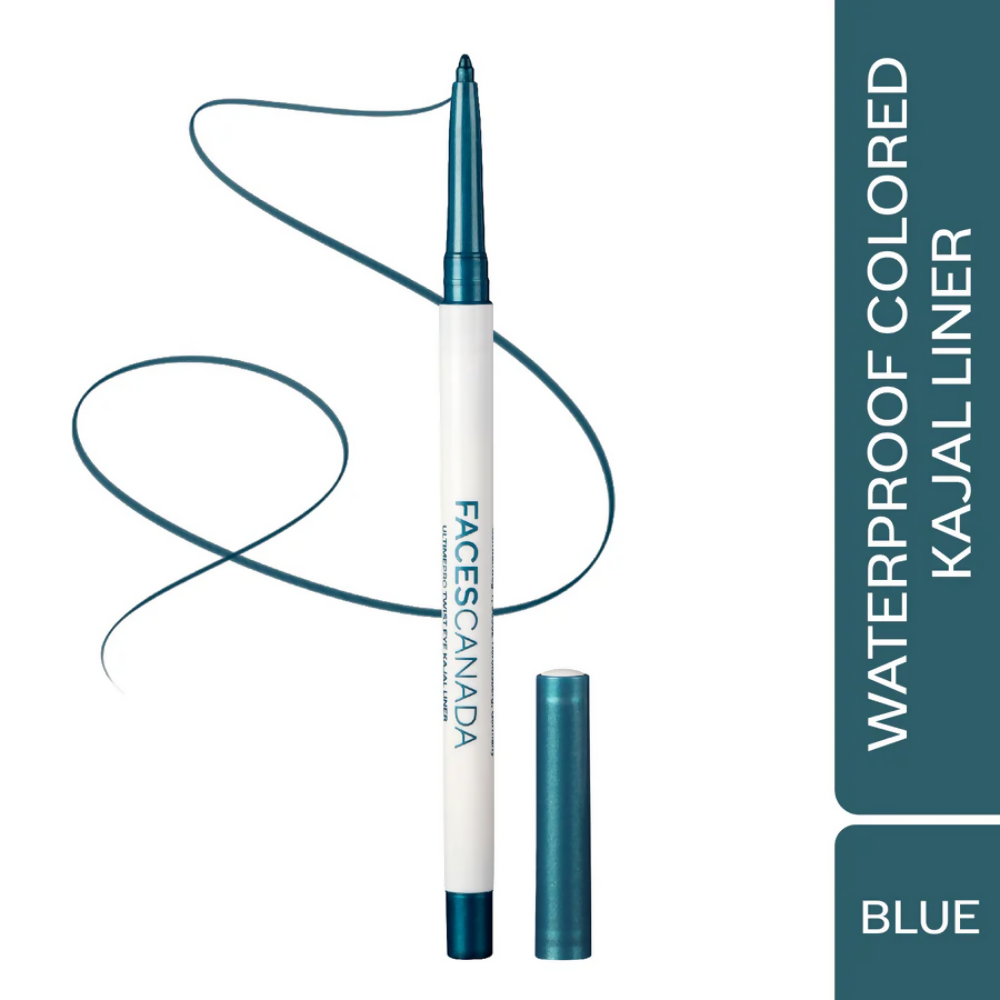 Faces Canada Ultime Pro Twist Eye Kajal Liner - Blue 03 - Distacart
