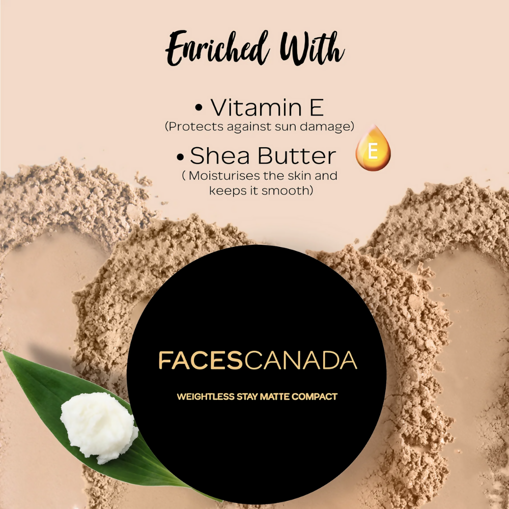 Faces Canada Compact Powder - Face Powder with SPF 20 - Beige 03 - Distacart