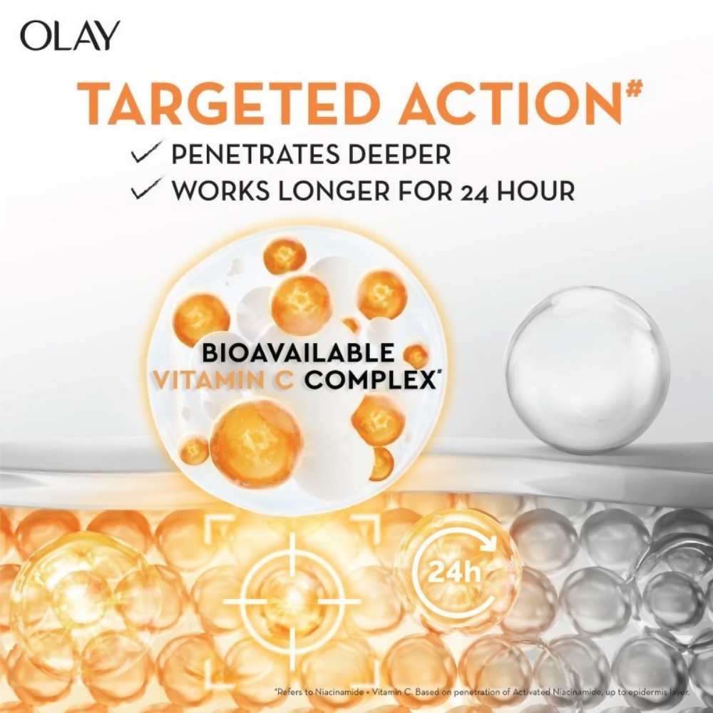Olay Vitamin C Kit For 2x Glow - Cream With Free Cleanser - Distacart