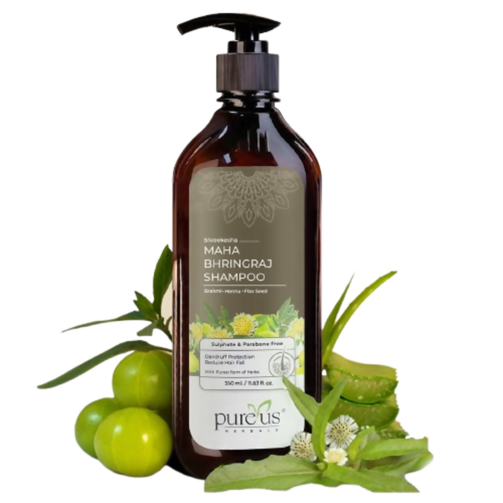 Pureus Herbals Shreekesha Maha Bhringraj Shampoo - Dista