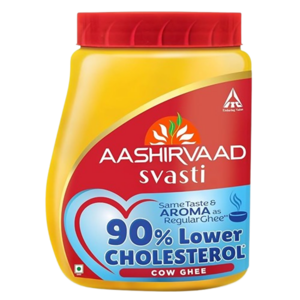 Aashirvaad Svasti 90% Lower Cholesterol Ghee - Distacart