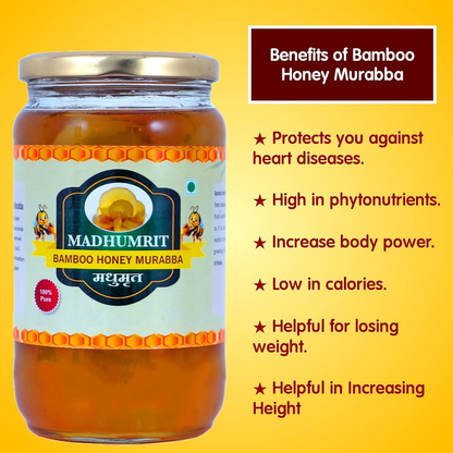 Madhumrit Bamboo Murabba - Raw Forest Honey - Distacart