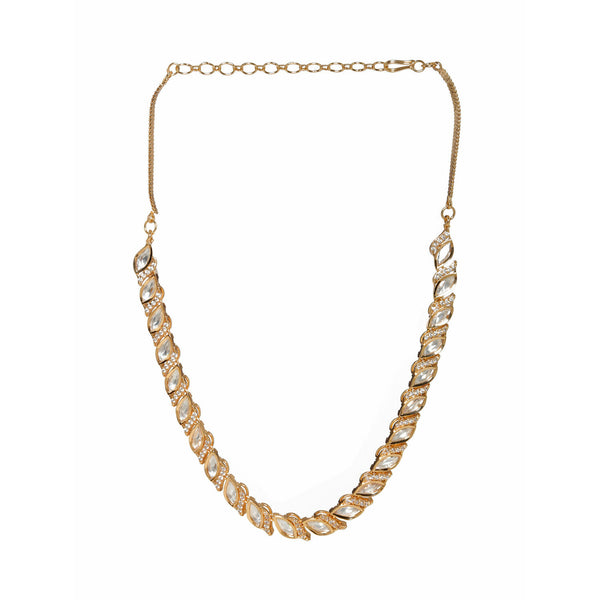 Neckpiece Leaf Gold - FINK main image 1