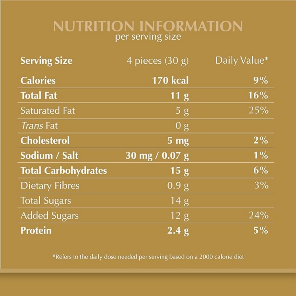 Lindt Gold Tab Chocolate with Hazelnut - Dista