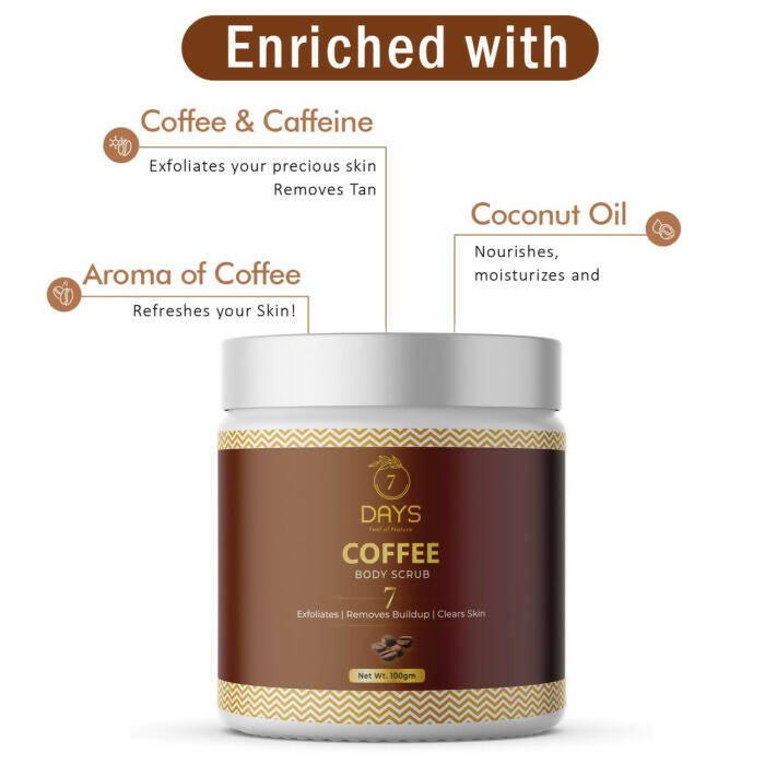 7 Days Coffee Body Scrub - Distacart