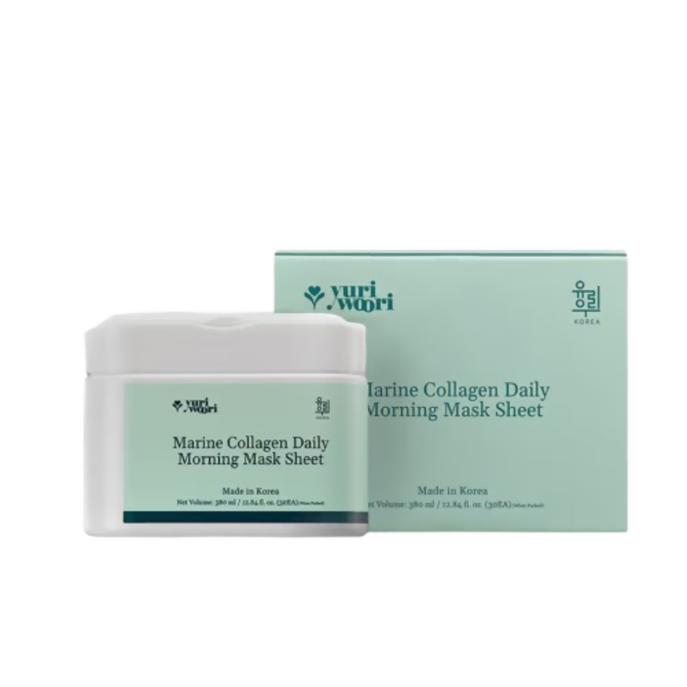Yuri Woori Marine Collagen Daily Morning Sheet Mask - Dista