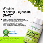 Thumbnail for Health Veda Organics N - Acetyl L - Cysteine Veg Capsules - Distacart