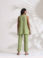Thumbnail for trueBrowns Green Slub Co-ord Set