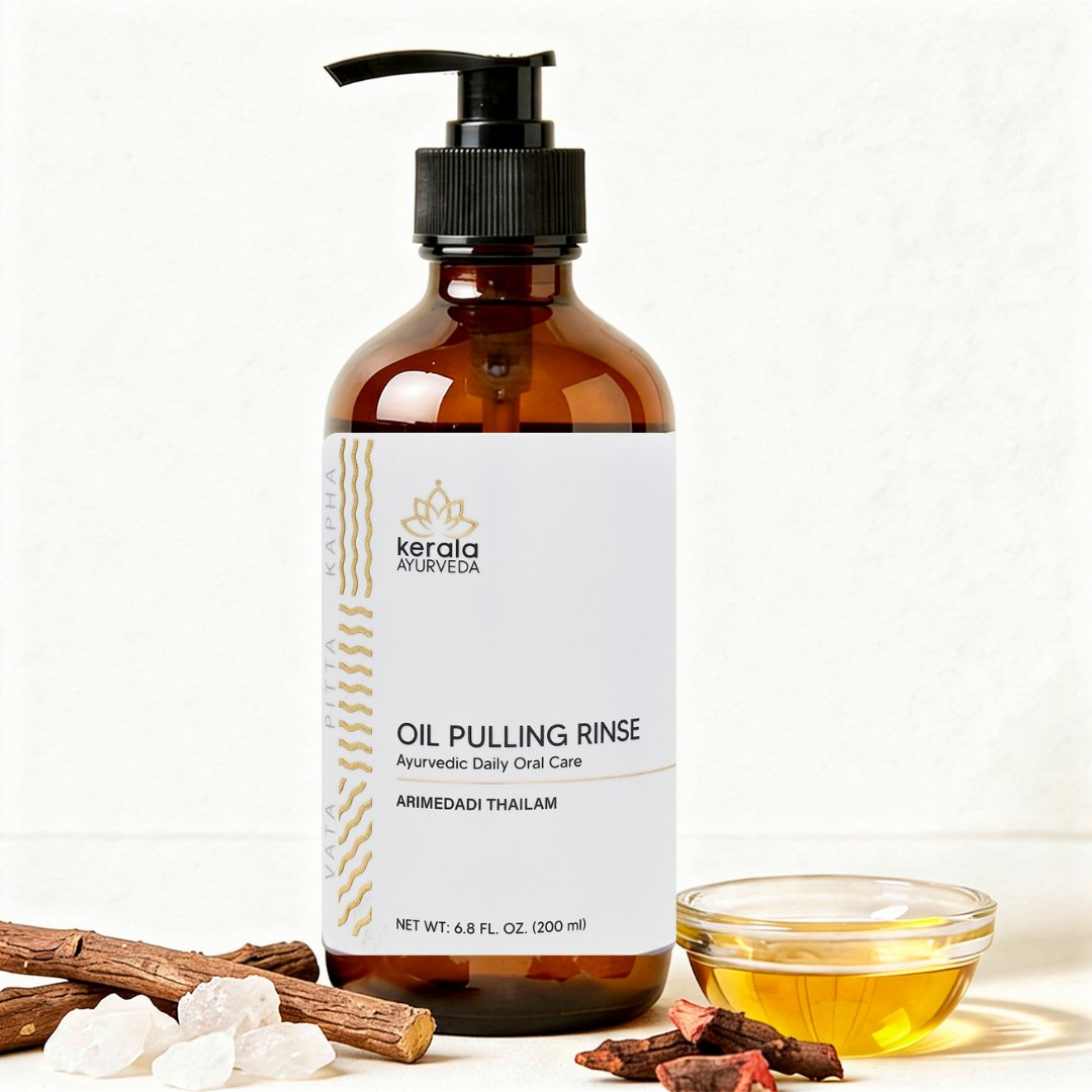 Kerala Ayurveda Oil Pulling Rinse (Arimedadi Thailam) - Distacart