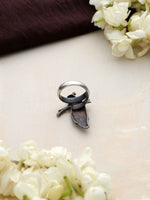 Thumbnail for trueBrowns Silver Gold Tone Bird Ring - Distacart