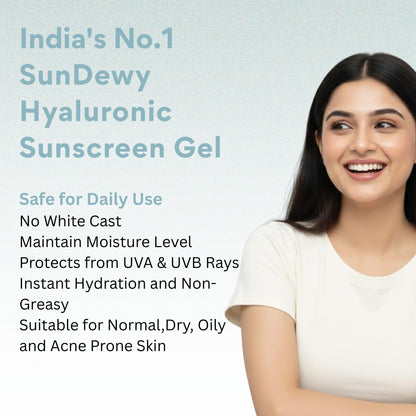 EOB SPF 50 PA+++ Mineral Sunscreen Gel - Distacart