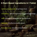 Thumbnail for Health Veda Organics Plant Based Glucosamine Chondroitin & MSM Tablets - Distacart
