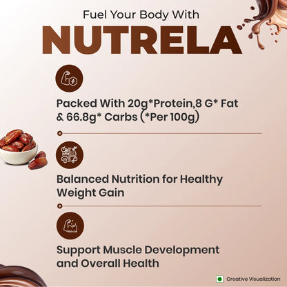 Patanjali Nutrela Weight Gain Chocolate Flavour - Distacart