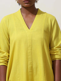 Thumbnail for trueBrowns Lime Cotton Linen Co-Ord Set