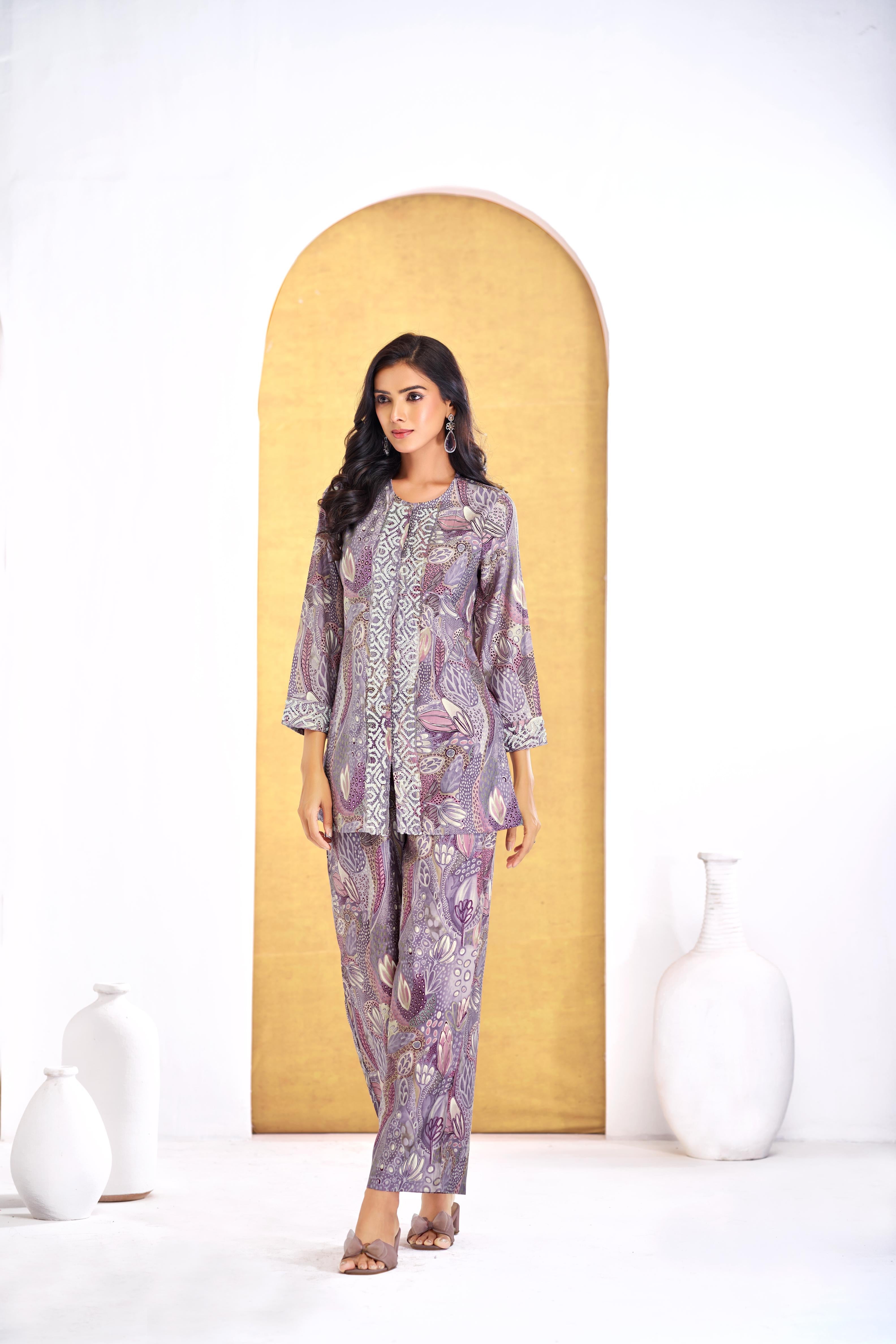 BulBul Saumya Muave Co-Ord Set