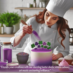 Thumbnail for iris purple edible luster dust 5 gms