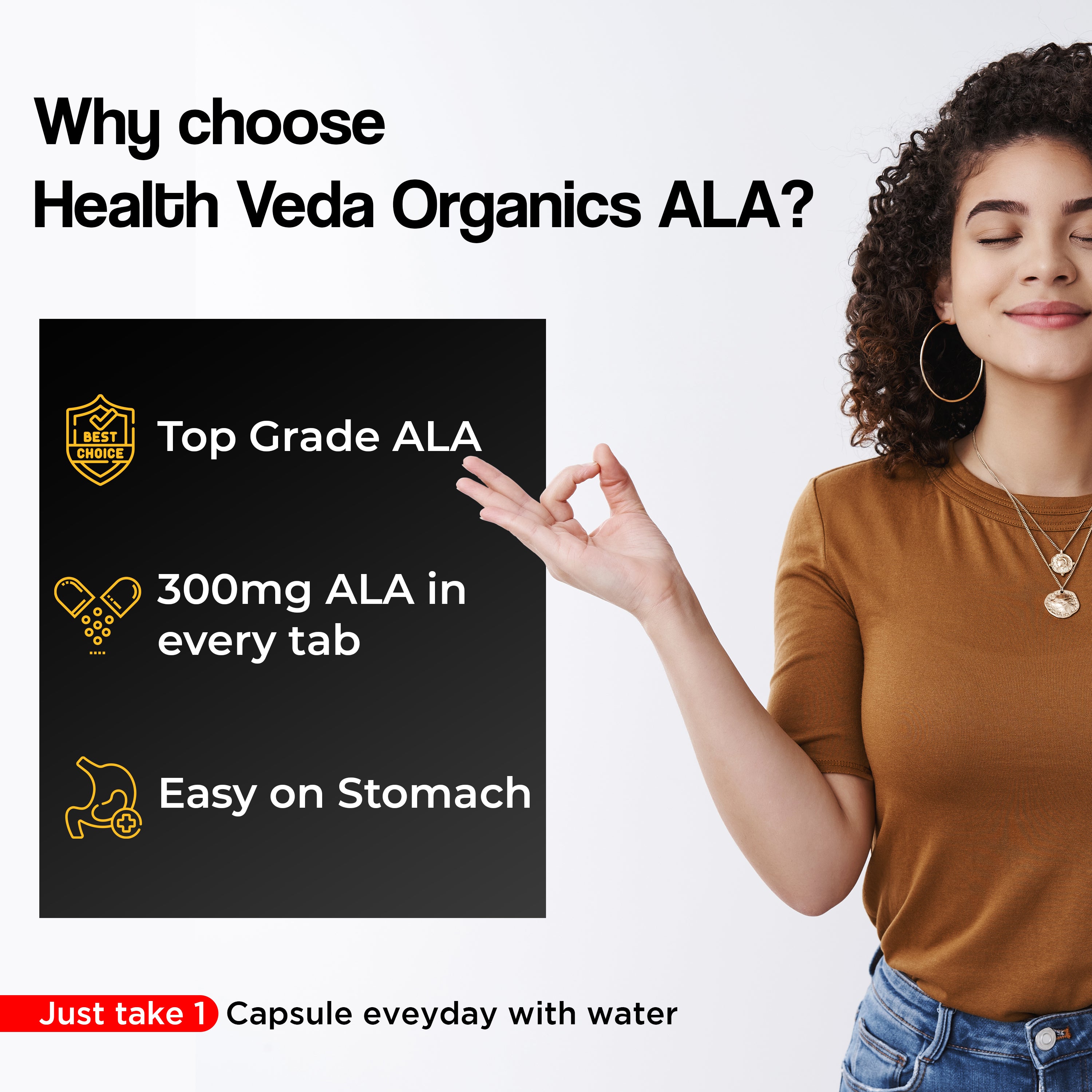 Health Veda Organics Alpha Lipoic Acid Capsules - Distacart