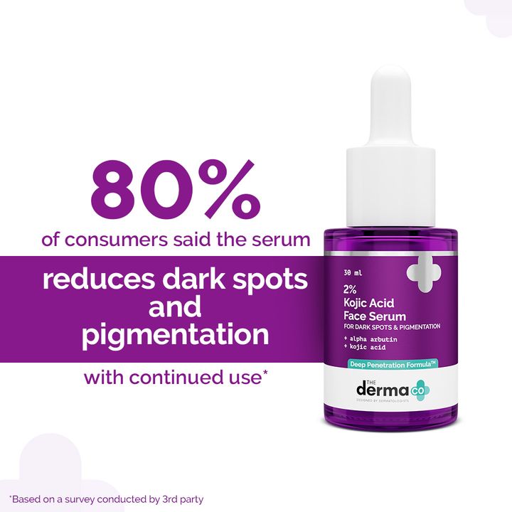 The Derma Co 2% Kojic Acid Face Serum with 1% Alpha Arbutin & Niacinamide - Distacart
