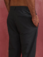 Thumbnail for trueBrowns Men's Charcoal grey Cotton Twill Pants - Distacart
