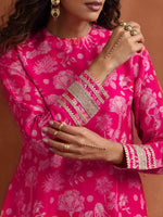Thumbnail for trueBrowns Red Print Sharara Set - Distacart