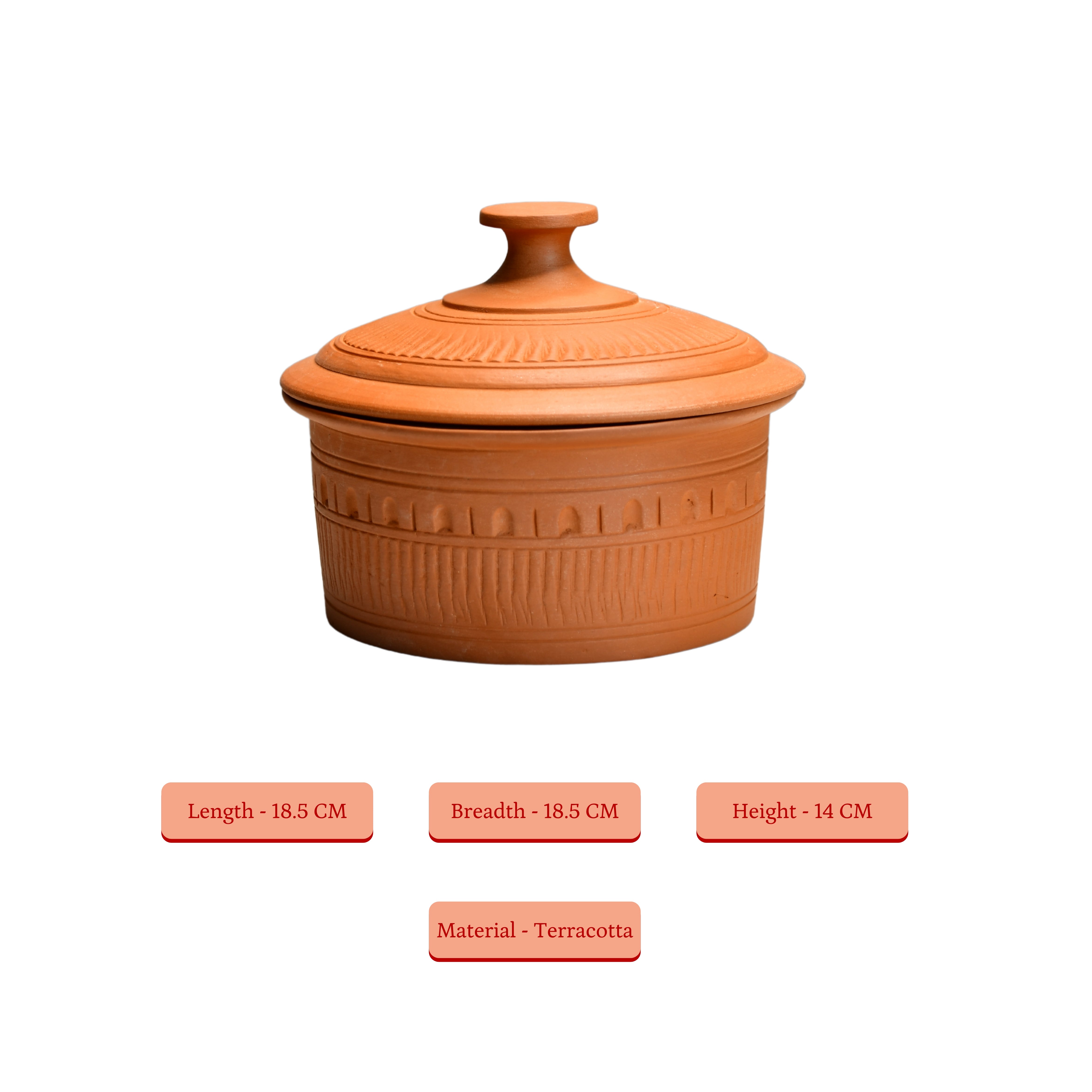Sowpeace Premium Large Terracotta Food Serveware