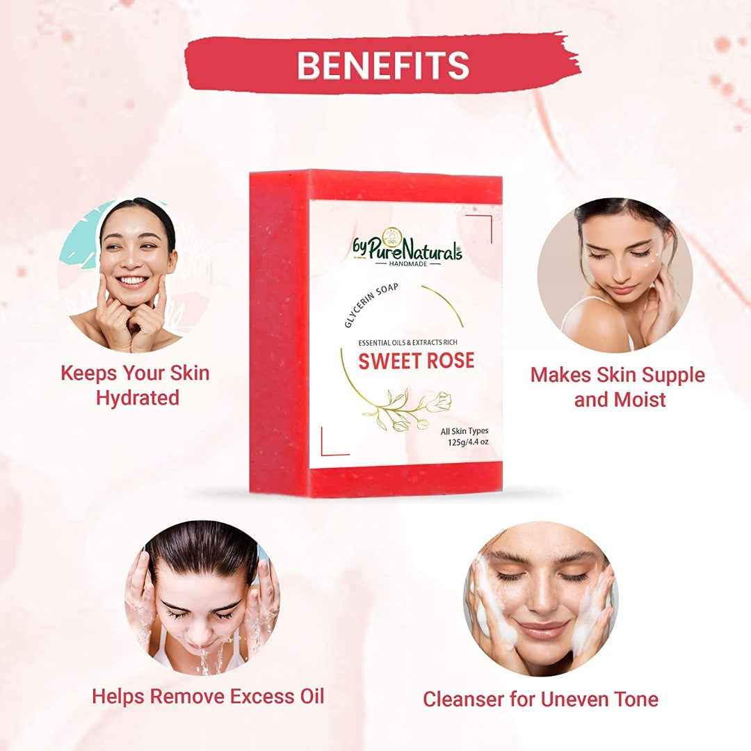 byPureNaturals Sweet Rose Soap - Dista