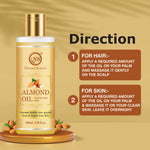 Thumbnail for Nuerma Science Pure Almond Hair Oil for Natural Hair Growth - Distacart