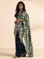 Thumbnail for trueBrowns Blue Muslin Ikat Blouse