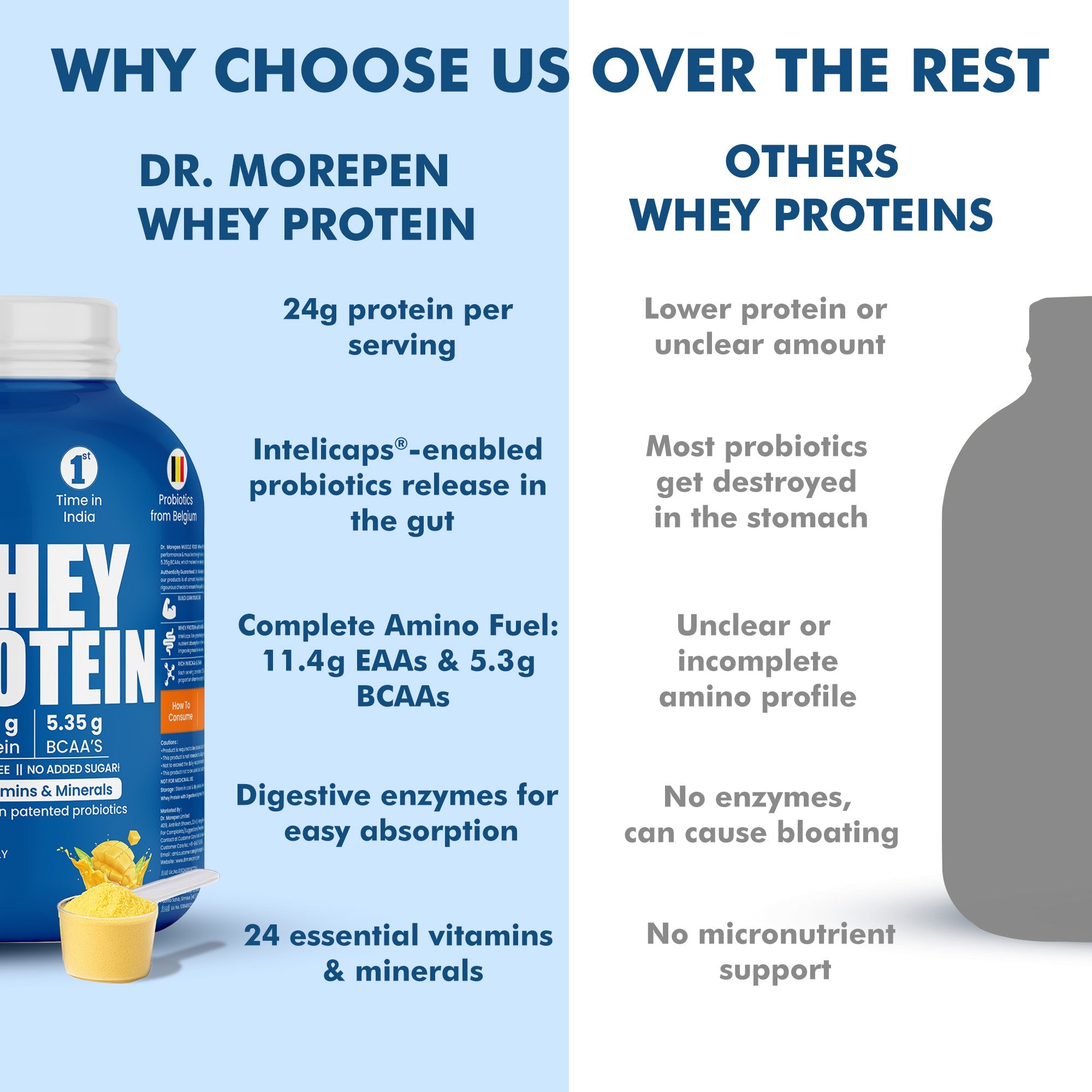 Dr. Morepen Muscle Food Whey Protein
