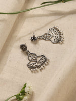 Thumbnail for trueBrowns Silver Jaali Earrings