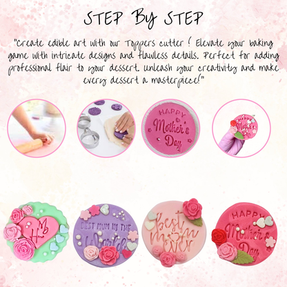 confect toppers cutters best mom ever topper cutter mday cutters 01