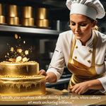 Thumbnail for confect shimmer gold luster dust br b 5 gms b