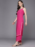 Thumbnail for Ahalyaa Gotta Patti Kurta With Palazzos & Dupatta - Distacart