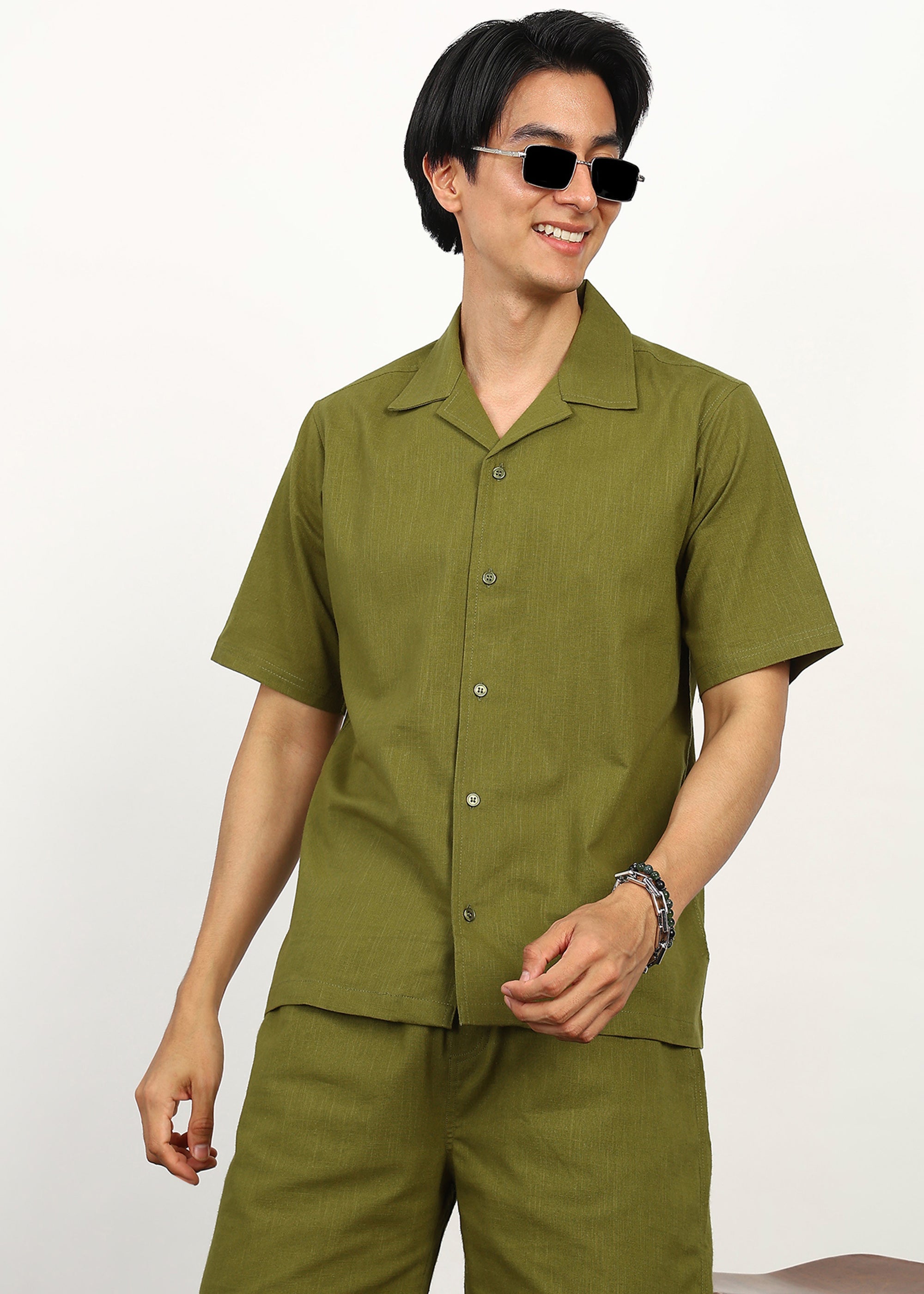 Fabmade Olive Ease Co-Ord Set - Distacart