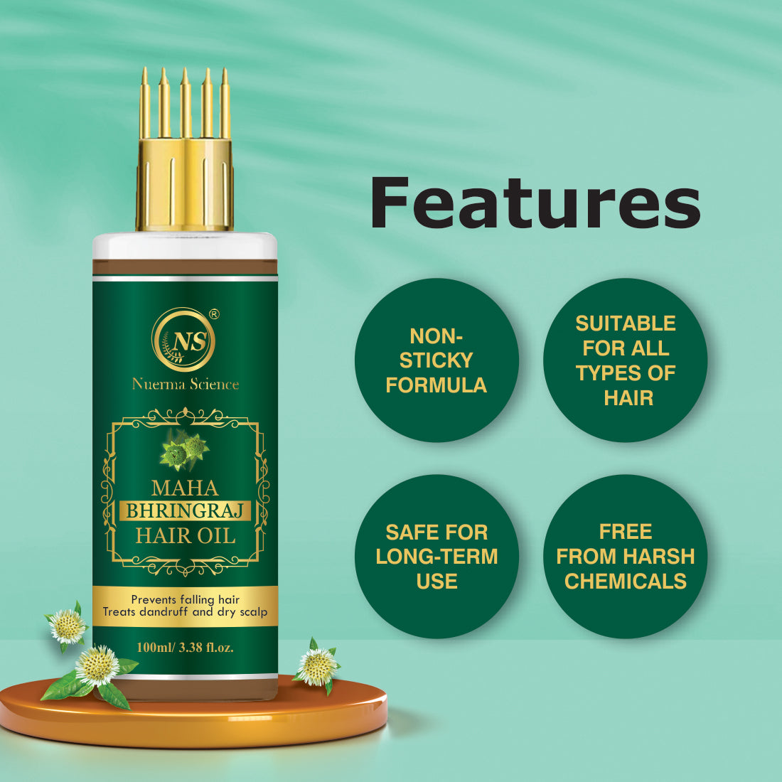 Nuerma Science Maha Bhringraj Hair Oil - Distacart