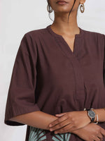 Thumbnail for trueBrowns Cola Cotton Print Flared Kurta Set