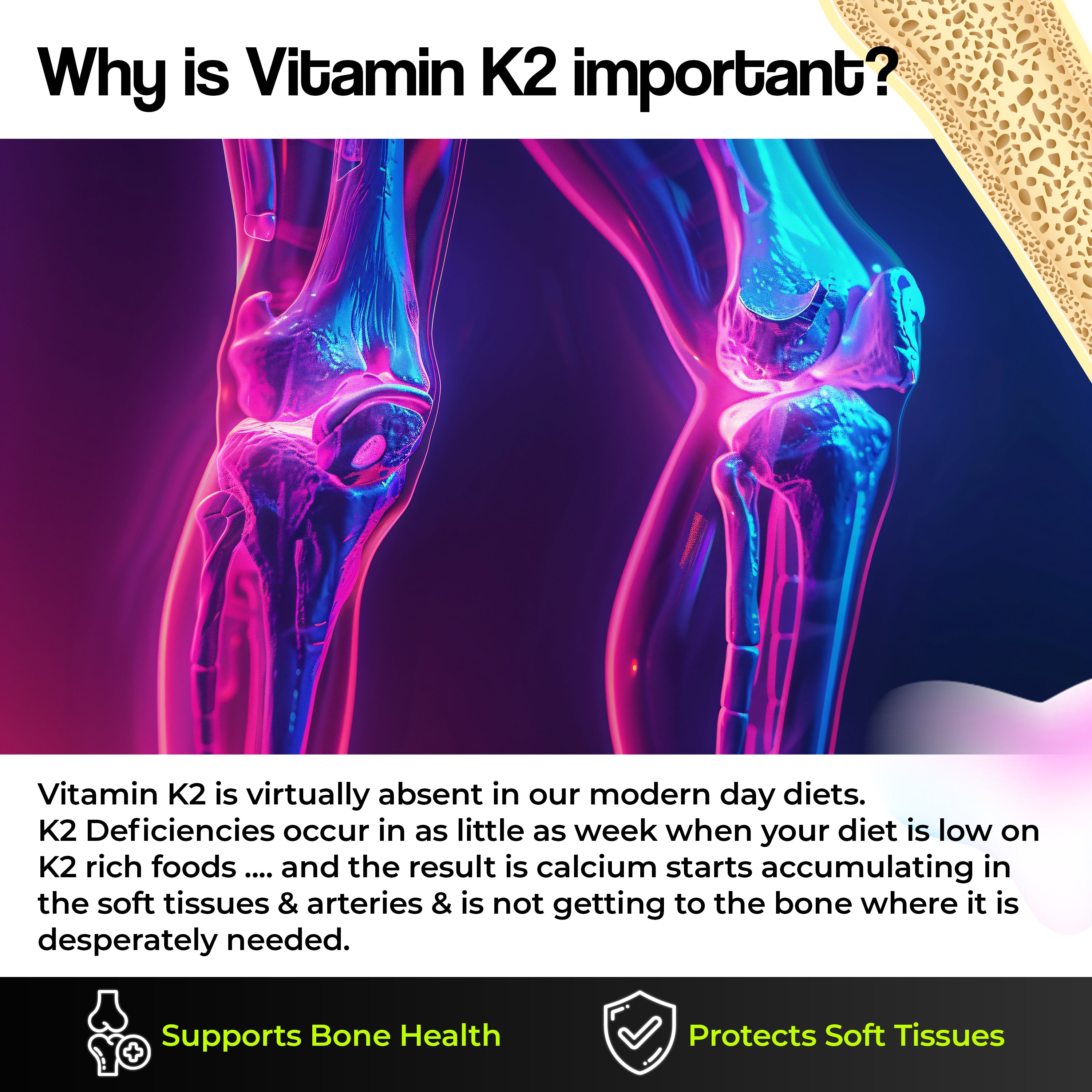 Health Veda Organics Vitamin K2 Capsules - Distacart