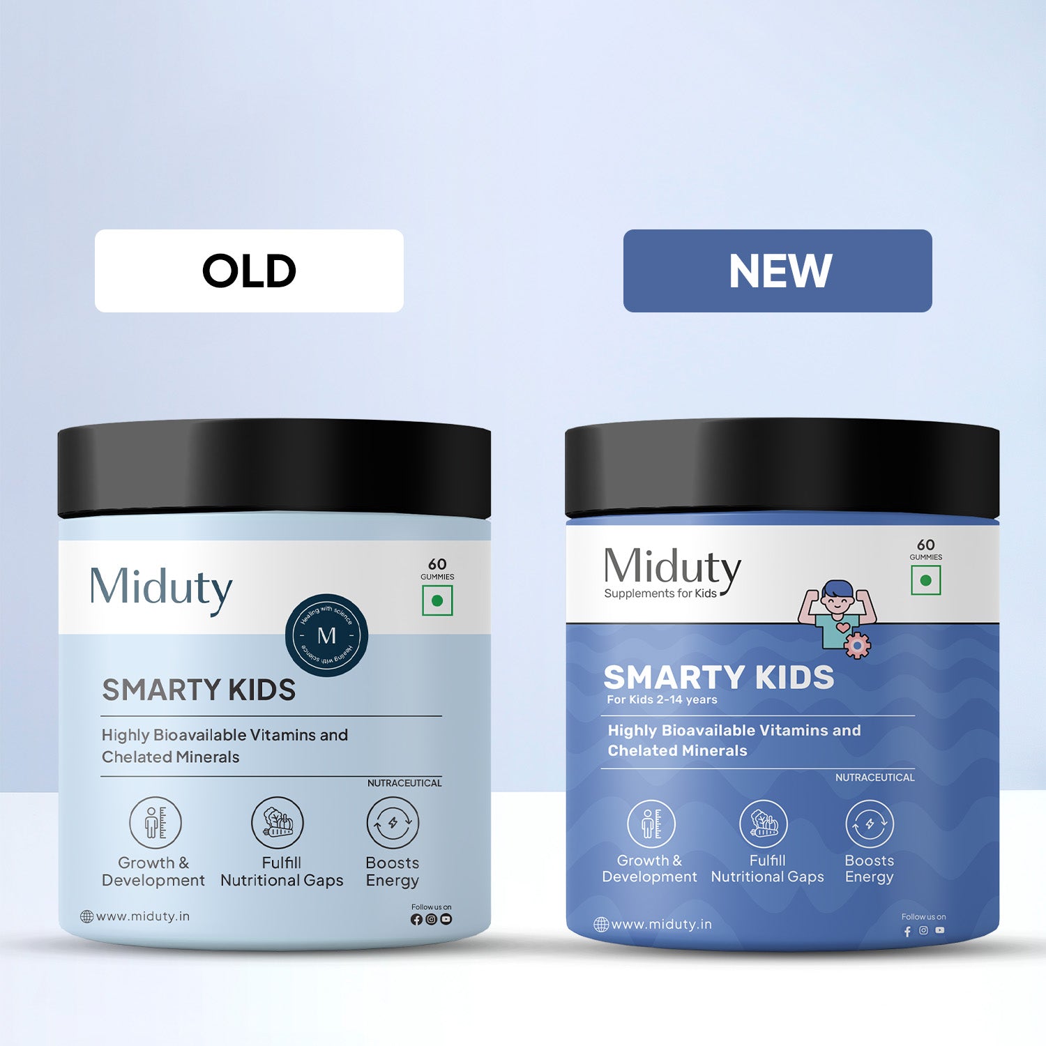 Miduty by Palak Notes Smarty Kids Multivitamin Gummies