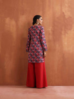 Thumbnail for trueBrowns Pink Print Sharara Set - Distacart