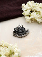 Thumbnail for trueBrowns Silver Gold Tone Stone Ring - Distacart