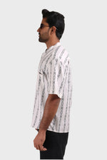 Thumbnail for Xkind White Stripes Regular Fit Shirt