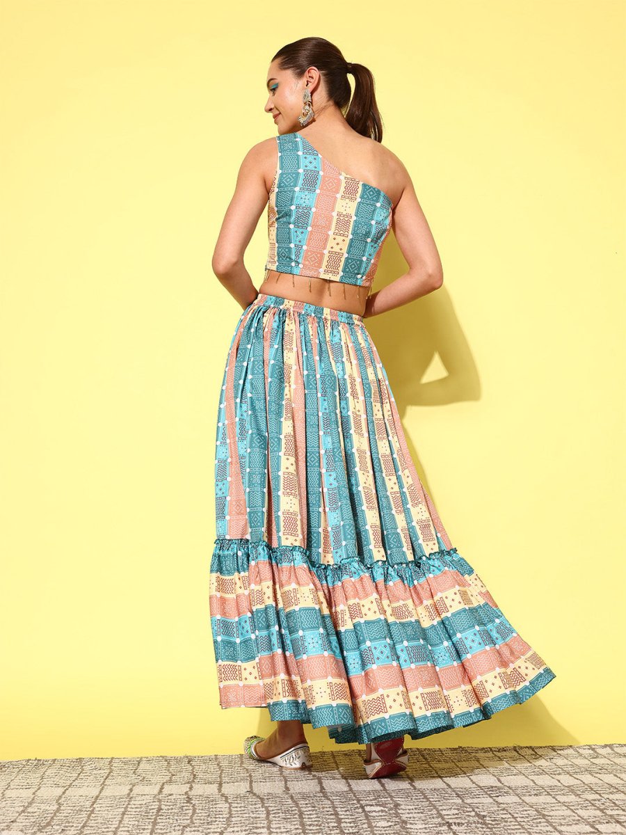 Ahalyaa Women Ethnic Printed Co-Ords - Distacart