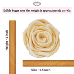 Thumbnail for confect edible rose cake toppers edible toppers roses for cake decorations 12 roses pearl roses