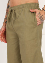 Thumbnail for Fabmade Olive Root Linen Pyjama - Distacart