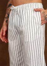 Thumbnail for Fabmade Driftline Stripe Linen Pyjama - Distacart
