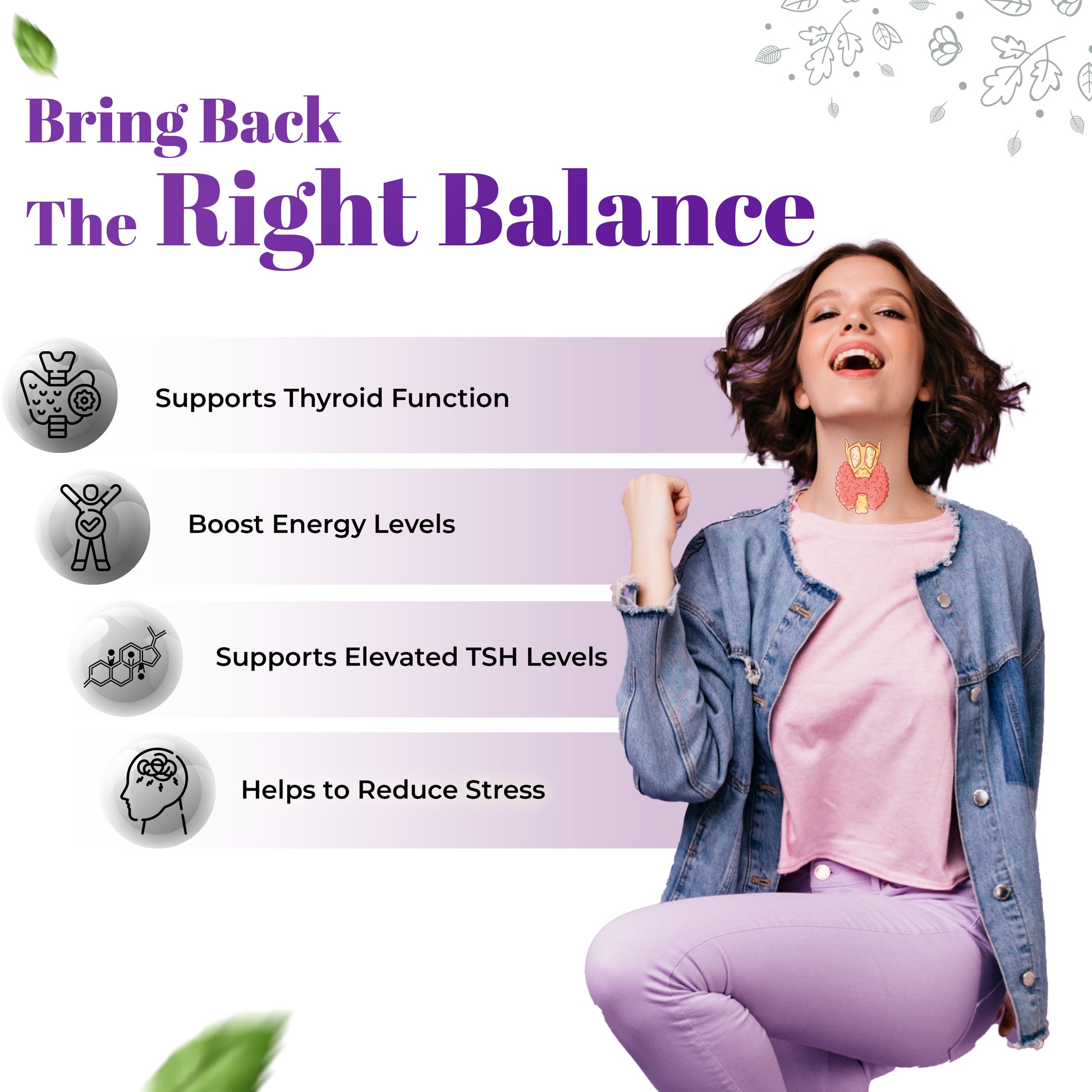 Health Veda Organics Thyroplus Capsules - Distacart